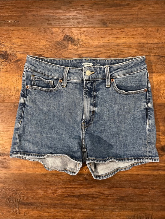 Old Navy Pants - Old Navy High Rise Medium Blue Denim Shorts
